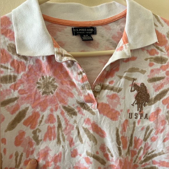 Tie Dye U.S. Polo Assn. %100 Cotton Tennis Dress - Picture 6 of 6